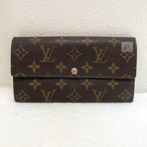 LOUIS VUITTON Monogram Sarah Wallet